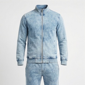 Custom Logo Slim Fit Training Wear Fleece Sport <b>Track</b> <b>Suits</b> Set Mens Tracksuit Customized Color Workout Jogging Outfit - Product Image 1