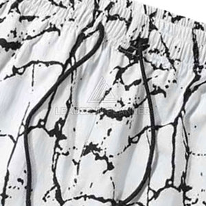 กางเกงชายหาดผู้ชายผ้าโพลีเอสเตอร์ 100% น้ำหนักเบา แห้งเร็ว ระบายอากาศดี มีเชือกผูกเอว ทรงโอเวอร์ไซส์ - Product Image 3