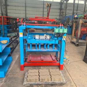 Mesin pembuat bata berongga 2 lubang 110v, mesin pembuat blok beton mesin bata pembuatan kecil - Product Image 4