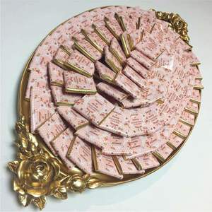 Juego de Bandejas de Servir Pequeñas de Plata de Lujo con Asas, Plato Decorativo en Forma de Corazón para Exhibir Dulces y Chocolates, para Decoración de Bodas y Fiestas - Product Image 4