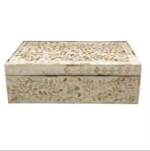 Solid Dark Mahogany Finished Wooden Jewelry <b>Box</b> Luxury Plain Timber Storage Chest Minimalist <b>Keepsake</b> <b>Box</b> With Hinged Lid For Wa - Product Image 4