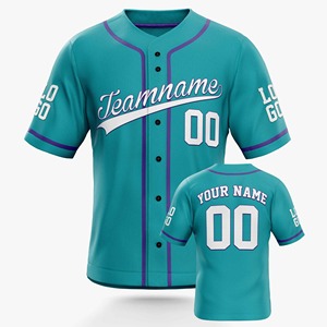 Camiseta de Béisbol Personalizada con Transferencia Térmica, Unisex, Cuello en V, Manga Corta, Verde y Amarillo, Nombre del Equipo 00, Absorbe la Humedad en la Parte Delantera - Product Image 5