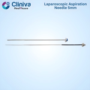 Aguja de Aspiración Laparoscópica Cliniva 5mmx330mm, Instrumento Quirúrgico Manual Reutilizable de Alta Calidad, Certificado CE Clase II, 1 Año de Garantía - Product Image 2