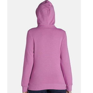 Sweat à capuche pull-over en mélange de coton pour femme, style minimaliste, uni, coupe oversize, pour l'hiver et le quotidien, fournisseur - Product Image 5