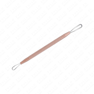 Herramienta Extractora de Puntos Negros y Espinillas de Acero Inoxidable con Logotipo Personalizado, Removedor de Imperfecciones, Herramienta para el Acné y Cuidado Facial - Product Image 5