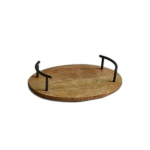 Plateaux décoratifs en bois au design incroyable, plateaux de service en bois avec poignée, à prix d'usine très avantageux - Product Image 2