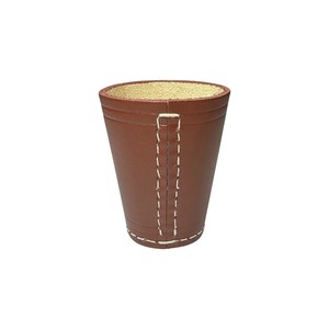 Gobelet à dés personnalisé en cuir PU véritable avec logo, couleur personnalisée – Écologique et durable, style classique, idéal pour les cadeaux - Product Image 2