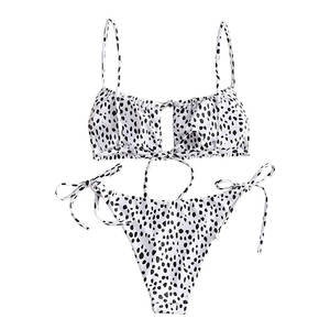 Maillot de bain bikini deux pièces pour femme, léger, sexy, vêtements de plage, ensemble soutien-gorge et culotte, respirant, mode personnalisée, OEM, prix abordable - Product Image 2