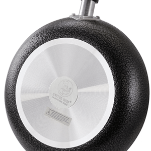 กระทะทอดอลูมิเนียมสีดำขนาด10นิ้วอุปกรณ์ครัวระดับพรีเมี่ยม - Product Image 2