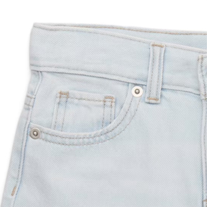 Short en jean blanc 100 % coton pour femme, coupe droite, personnalisable avec logo, qualité supérieure – Meilleures ventes - Product Image 3