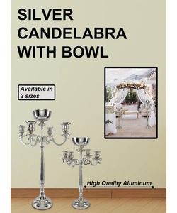 Elegant <b>Iron</b> <b>5</b> Arm Candle Holder Decorative Candelabra for Home and Wedding Decor At Best Price - Product Image 5