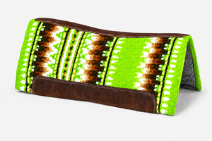 Manaal Enterprises - Selle Western Classique - Motif Géométrique - Bordure en Cuir Marron - Doublure en Laine - Polaire - Équitation - Product Image 3