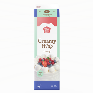 Crème Non Laitière en Gros Très Demandée pour Pâtisserie, Crème Non Laitière Halal Creamywhip Ivory 1KG, Service OEM/ODM - Product Image 1