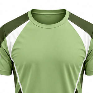 T-shirts de sport pour hommes OEM 100% coton tricoté, extensibles, confortables, pour l'entraînement physique, doux, légers, séchage rapide, écologiques - Product Image 5