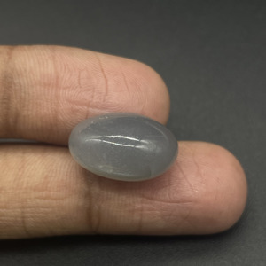 Piedra preciosa suelta de piedra lunar gris ovalada de 11.90 quilates para anillo, colgante y joyería - Product Image 2