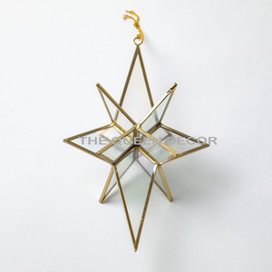 Perforated Metallic <b>Hanging</b> <b>Star</b> Christmas Decorative Festive Decor Christmas <b>Hanging</b> Fabric Santa Clause Electric - Product Image 3