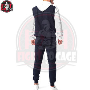 Ensemble de survêtements décontractés pour hommes, 2 pièces, en matière douce et confortable, avec motif cœur, à capuche et pantalon - Product Image 4