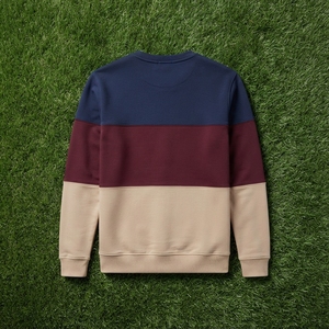 <b>Mens</b> Color Block Crewneck Sweatshirt Casual Pullover <b>Long</b> <b>Sleeve</b> Cotton Blend Streetwear Fashion <b>Top</b> - Product Image 5