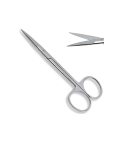 Ciseaux chirurgicaux à iris droits, micro-suture, pointe fine, ciseaux médicaux - Product Image 1