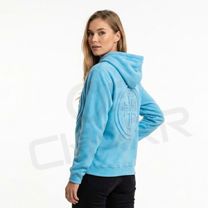 Sudadera con Capucha Personalizada de Estilo Urbano para Hombre, Sudadera con Capucha Unisex con Estampado en Relieve, Sudadera con Cremallera Trasera, Sudadera Premium Personalizada para Hombre/Mujer - Product Image 3