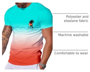 T-shirt graphique élégant pour homme, manches courtes, imprimé d'inspiration vintage, coupe décontractée, design créatif, streetwear moderne, t-shirt graphique - Product Image 6