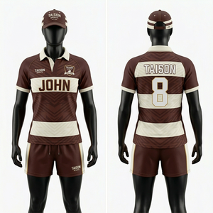 Ensemble d'uniformes de rugby pour femmes en polyester et élasthanne 180 GSM de qualité supérieure, jaune marine, avec panneaux éclair, respirant, personnalisable par sublimation, avec logo - Product Image 2