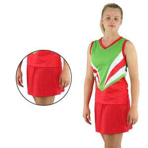 Uniformes de Netball Profesionales para Niñas al por Mayor, 100% Poliéster, Corte Ajustado, Diseño Personalizado - Product Image 4