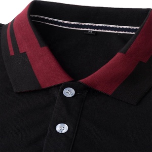 เสื้อโปโลกอล์ฟผู้ชายแบบกำหนดเองระบายอากาศได้ดีเสื้อยืดปักโพลีเอสเตอร์สแปนเด็กซ์เข้ารูปไซส์ใหญ่พิเศษแขนสั้น - Product Image 4