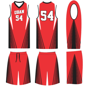 Uniformes de basket-ball unisexes personnalisés, impression par sublimation intégrale, séchage rapide, 100% polyester, maille interlock, sans manches, service OEM - Product Image 5