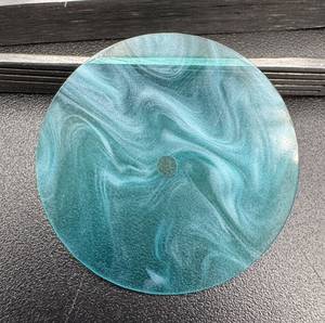 Esfera de Reloj con Piedra Azul MOP Creada en Laboratorio, 30 mm, 0.70 mm, Gema con Orificio Central de 2 mm para Relojes de Lujo Personalizados por K Gems - Product Image 6