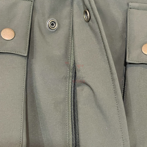 Chaleco con Capucha para Hombre, Impermeable, con Bloques de Color, Chaqueta de Trabajo para Otoño, Verde Naranja, para Actividades al Aire Libre - Product Image 3