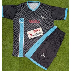 Conjunto de Uniforme Deportivo Sublimado Personalizado IBERIA |   Ropa de Equipo OEM |   Uniforme Deportivo Transpirable de Poliéster de Secado Rápido - Product Image 1