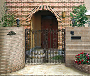 Puerta para casas de estilo moderno, 5000 mm de ancho, 3000 mm de alto, con recubrimiento en polvo y duradera para uso en exteriores. - Product Image 6