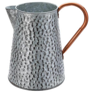 Decoración para el hogar, maceta galvanizada, regadera, decoración de mesa, jarrón rústico, artesanías de Metal, Diseño Artesanal, jarra de riego y jarra - Product Image 3