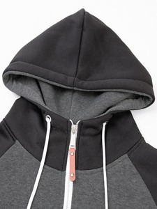 Wholesale <b>Men's</b> <b>Oversized</b> <b>Fleece</b> Zip-Up <b>Hoodie</b> Winter Custom Color Breathable Casual <b>Hoodie</b> For <b>Man</b> - Product Image 5