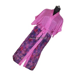 Robe de demoiselle d'honneur vintage KL003, robe longue kimono pour femme, robe de mariée sexy, peignoir en soie - Product Image 4