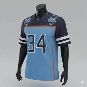 Jersey de Fútbol Americano Personalizado a Precio Económico, Unisex, de Alta Calidad, Malla Transpirable, para Hombre y Mujer - Product Image 2