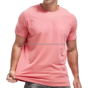 Factory Wholesale 100% Cotton <b>T</b>-<b>Shirt</b> 180 Gsm Custom Printed Logo Loose <b>Fit</b> Formal Style Woven Fabric gym <b>fit</b> <b>T</b> <b>shirts</b> for Men - Product Image 1