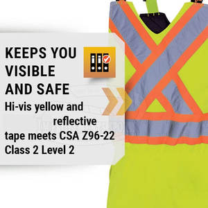 Bavoirs de travail réfléchissants de conception personnalisée de haute qualité accessoire grande taille étanche direct d'usine - Product Image 3