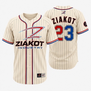 Camiseta de béisbol roja, blanca y azul marino personalizada de alta calidad al por mayor de fabricante pakistaní - Product Image 3