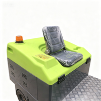 Balayeuse électrique autoportée, avec balais latéraux doubles pour le nettoyage des poussières dans les ateliers d'usine