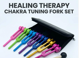 Juego de 7 diapasones para chakras, sanación por sonido, meditación, equilibrio de la mente y el cuerpo, energía... - Product Image 5