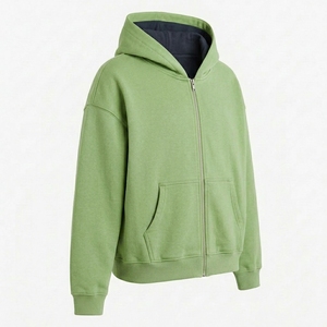 Service OEM, Taille OEM, Fabricant sous Marque Privée, Vente en Gros, Sweats à Capuche Zippés pour Hommes, Qualité Premium, Sweat-shirt en Polaire Entièrement Zippé, Logo Personnalisé - Product Image 5