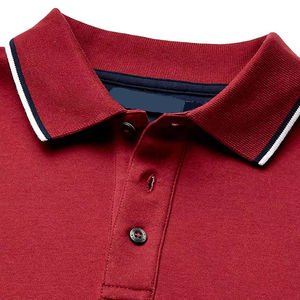 Vêtements de golf en coton tricoté, polo respirant pour homme, polos décontractés, polos de golf imprimés pour homme avec logo personnalisé - Product Image 6