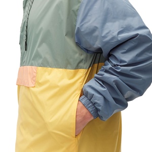 Custom Windbreaker <b>Jacket</b> Mesh Lining Breathable Anorak Hooded Half Zip <b>Pullover</b> Plus Size <b>Mens</b> Windbreaker <b>Jacket</b> - Product Image 4