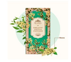 Henna en Polvo Orgánica Kama Ayurveda, 100g - Marrón - Product Image 3