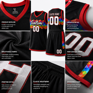 Custom League Basketball Uniform Sublimated Men’s Team Jersey Shorts Set Personalized Player Name Number Lightweight Breathable - Product Image 3