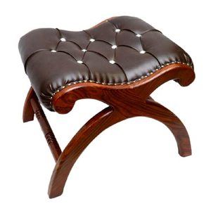 Sheesham Handcrafted Wooden Rocking Chair Cushioned | Wooden armrest Chair with <b>Cushion</b> Seat & <b>Back</b> Support for Living Room - Product Image 2