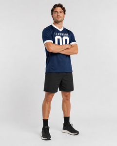Chaleco de Rugby Unisex Azul Marino Personalizado, Sin Mangas, Cuello en V, Nombre y Número Personalizados, Transpirable, de Secado Rápido, Antibacteriano, 100% Deportivo - Product Image 5