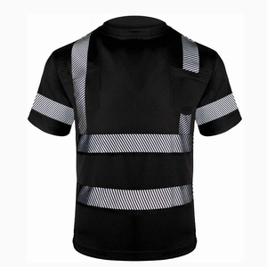 Camisa de Seguridad de Manga Corta para Hombre, Reflectante y Protectora, para Trabajo en Almacenes, Obras Viales y Servicios Públicos - Product Image 1